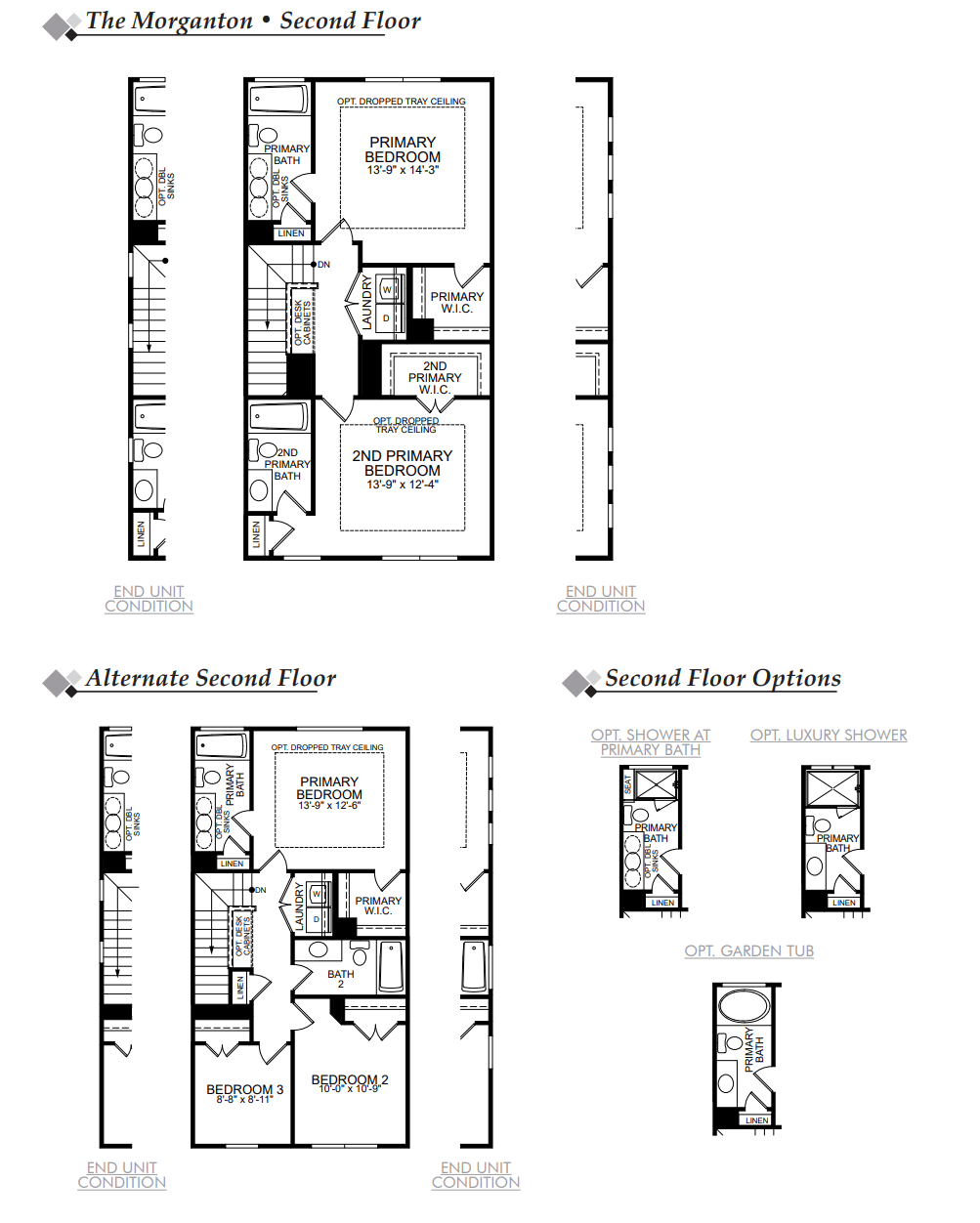 Floor Plan Watermark Townhomes Eastwood Homes